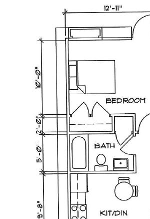 1 Bedroom Floor Plan 1 Bedroom Floor Plan